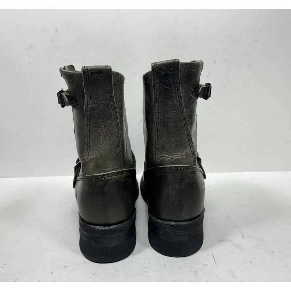 Frye Engineer 8R Women's Size 7 M Ankle Boot Brown Leather 77500 CCL Made In USA
